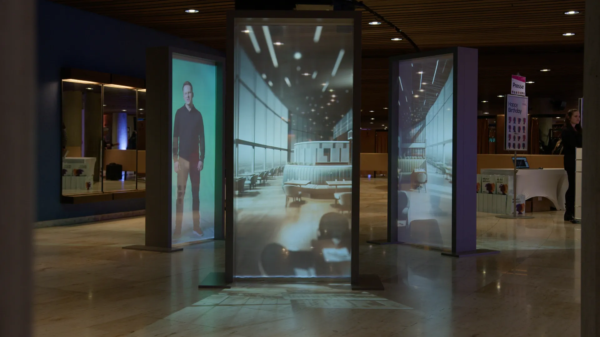 Grauwerk Projekt 50 Jahre Brucknerhaus Linz, Sinfonie aus Glas und Stahl - Multimediale Ausstellung, Still