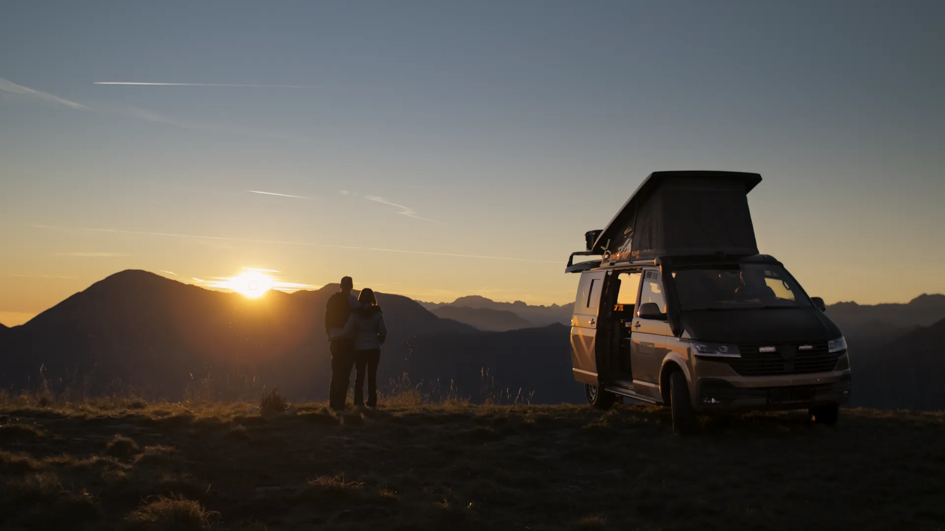 Grauwerk Projekt easygoinc., Video Marketing, VW, Vanlife, Camping, Offroad, Sonnenuntergang, Still