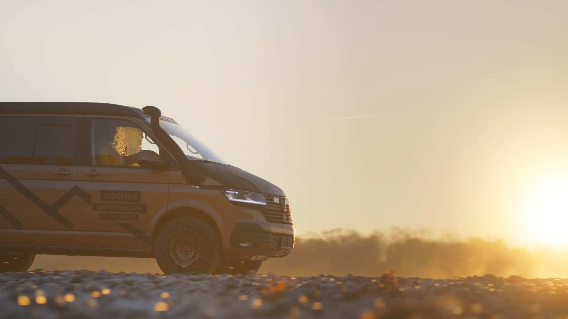 Grauwerk Projekt easygoinc., Video Marketing, VW, Vanlife, Camping, Offroad, Sonnenuntergang, Still