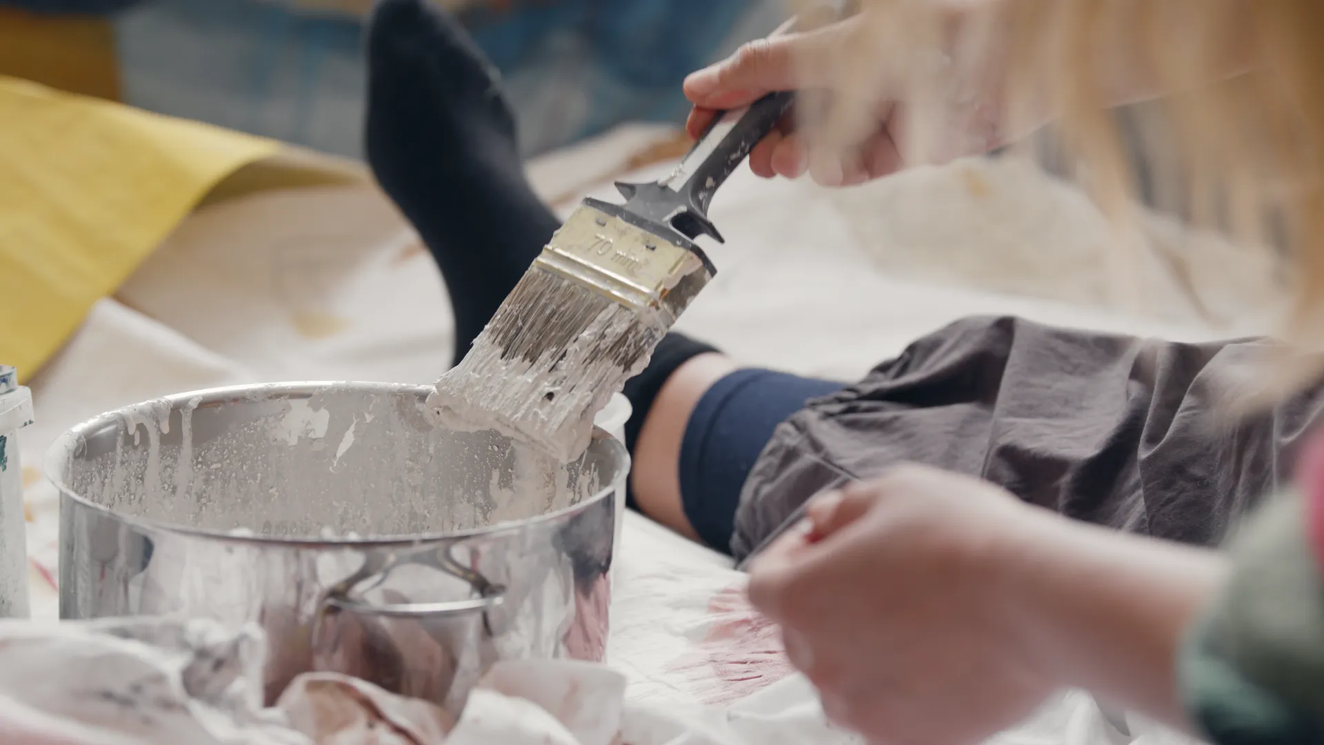 Grauwerk Projekt Kunstuniversität Linz, Imagefilm, Malerei